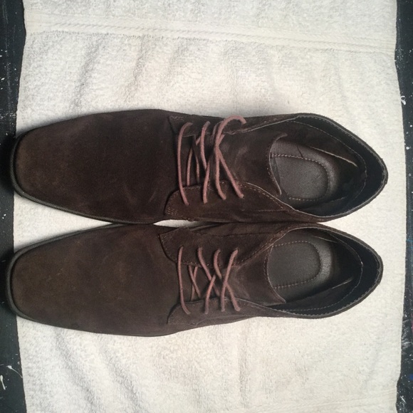 Calvin Klein Brown Suede Boots - Picture 2 of 6